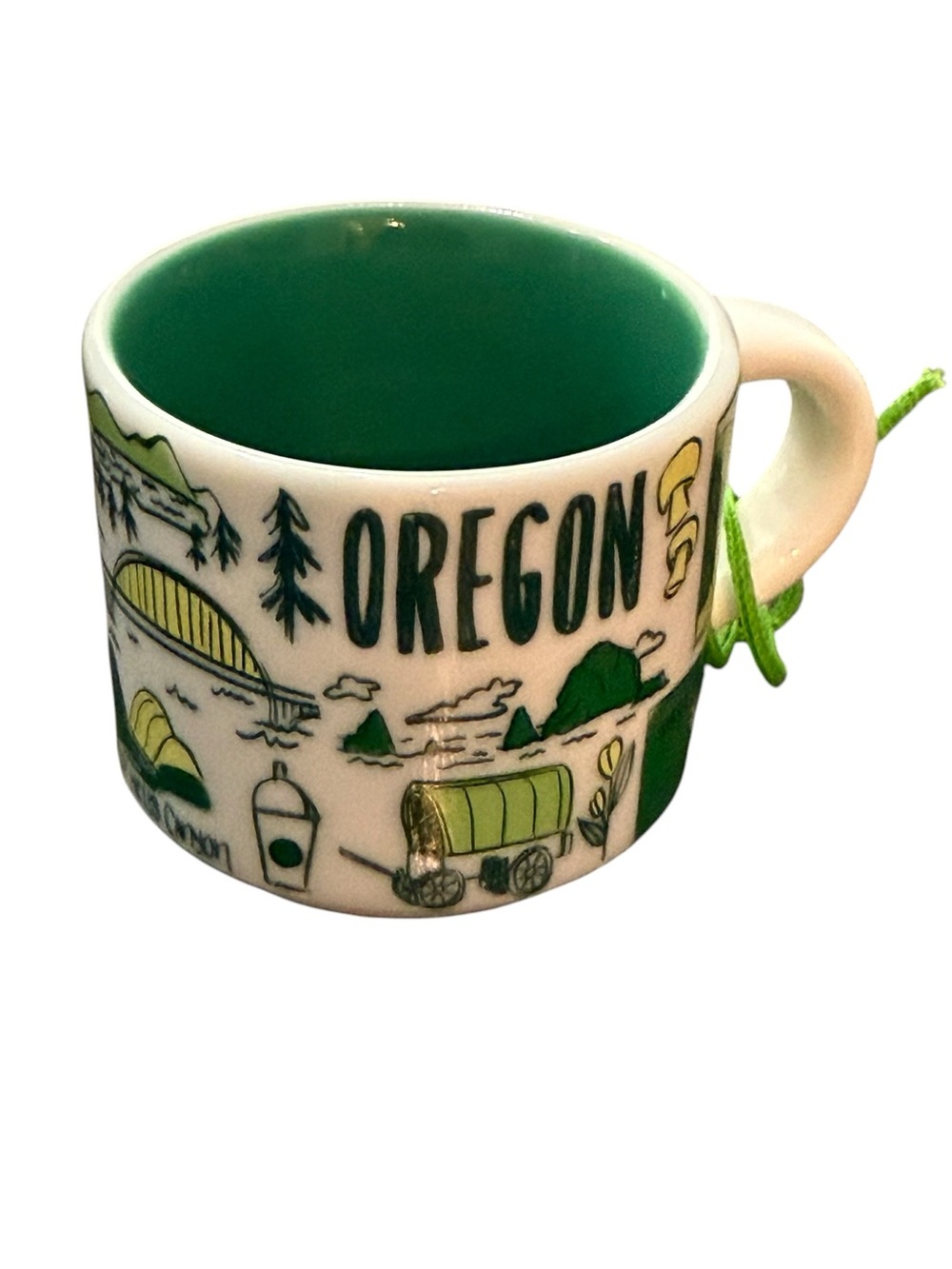 Starbucks Oregon State Been There Series Demitasse Ornament Mini Mug 2 oz